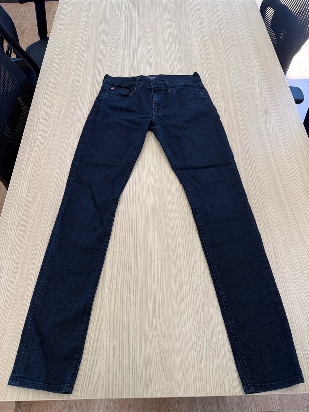 HUDSON Slim Fit Black Jeans